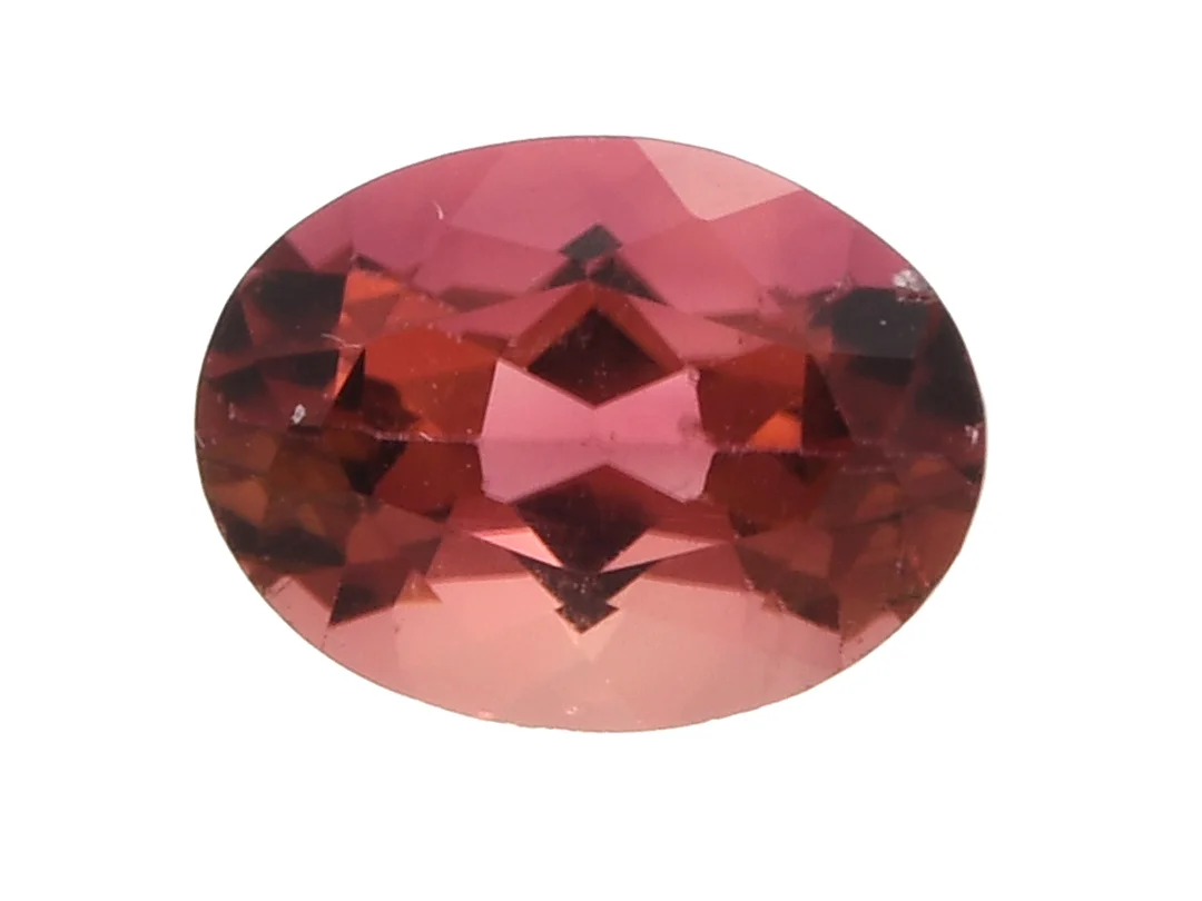 TURMALIN, ovalslipad, 1,29 ct, 8,0x6,1x4,4 mm, nagg. — Ädelstenar/Turmaliner — Kaplans