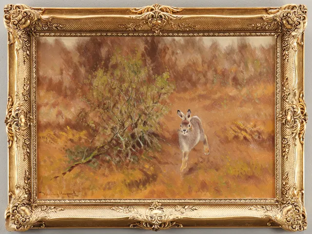 HENNING HOUGAARD. Olja på duk, signerad.