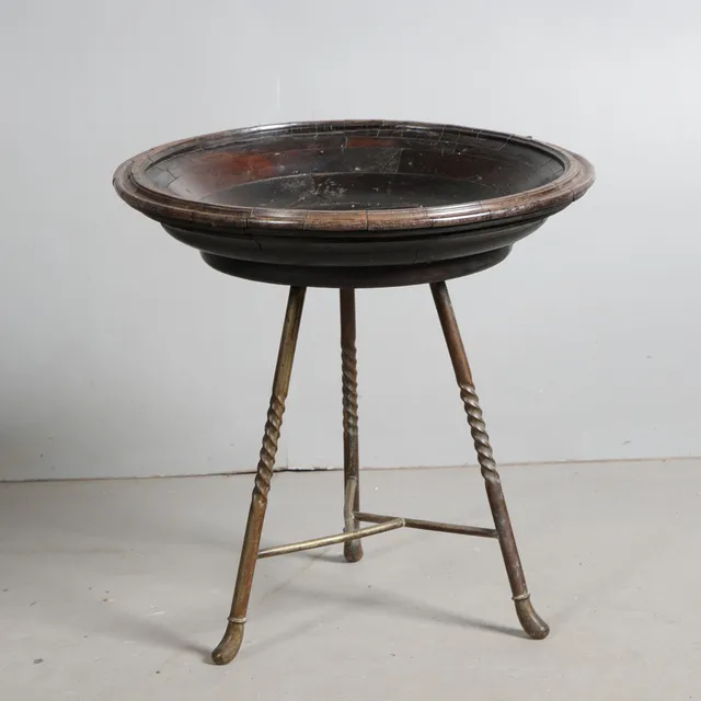 A 20TH CENTURY EASTERN TABLE.