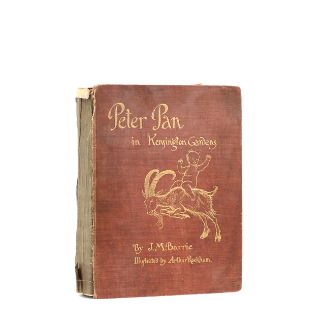 BOK, "Peter Pan in Kensington Gardens", J.M Barrie och Arthur Rackham, Second Edition, 1907.