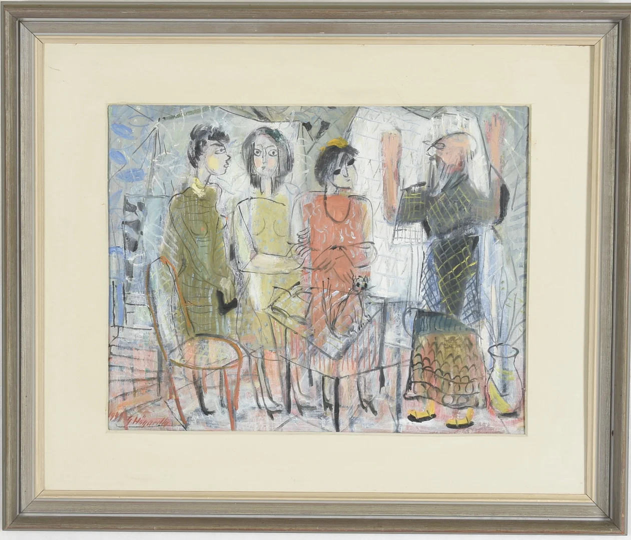 GÖSTA HÖGARDH. Olja på pannå. — Paintings — Halmstads Auktionskammare