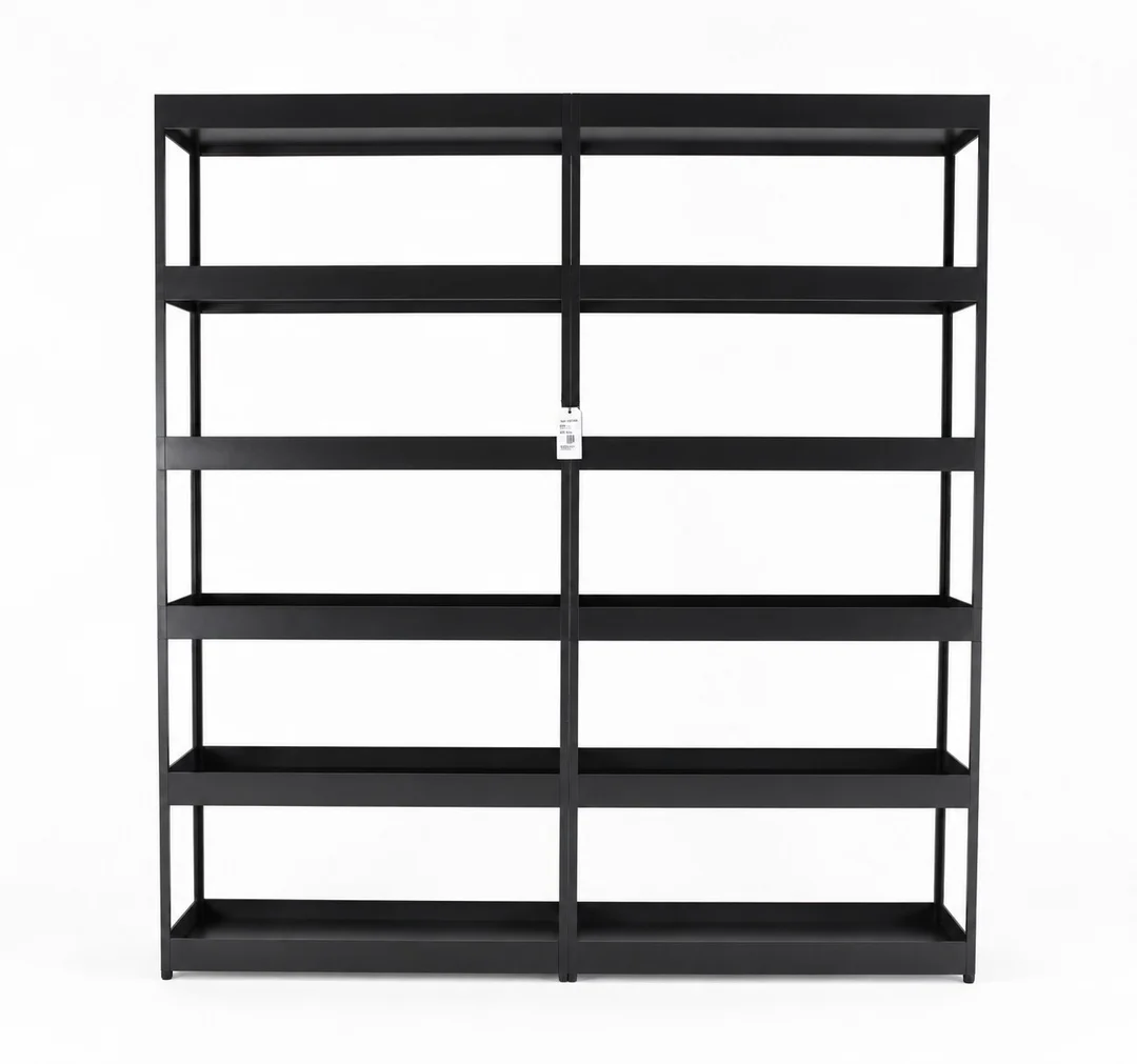 Stefan Diez for HAY. Freestanding shelf, New Order, charcoal. — Furniture/Shelving — Lauritz