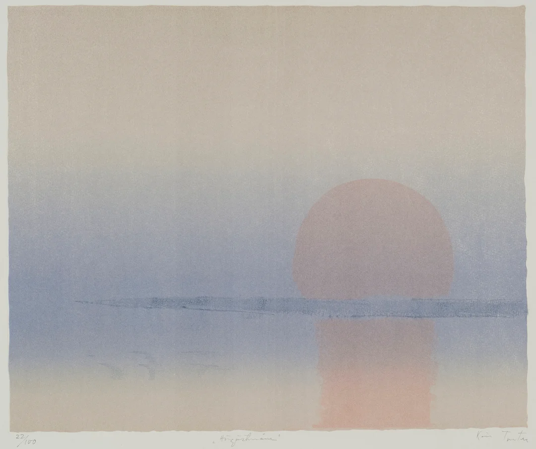 Tveter, Kåre — "Augustmåne" — Kunst/Grafikk — Blomqvist