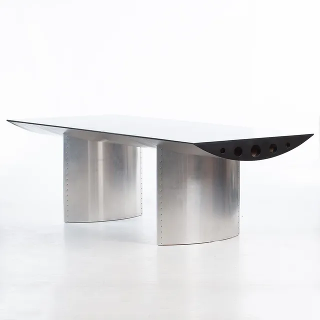 TERENCE CONRAN. "AIRPLANE WING MOSQUITO DINING TABLE".