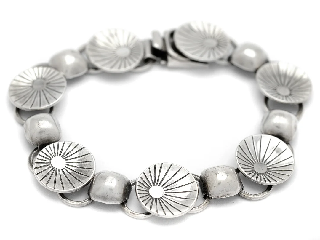 ALTON, armband, silver, Falköping 1957, längd 16,5 cm, vikt 17,0 g. — Smycken/Armband — Kaplans
