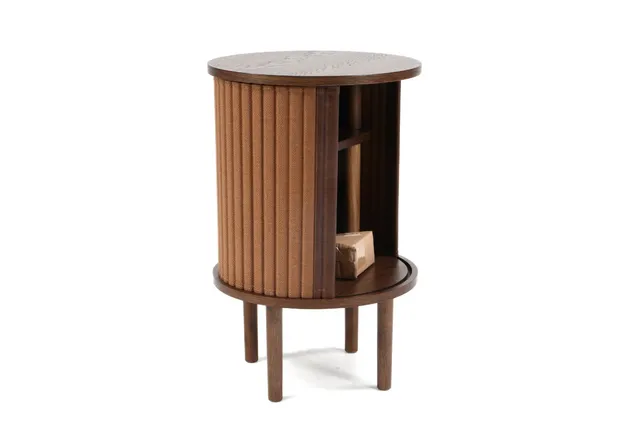 Jonas Søndergaard for Umage. Side table, model Audacious, smoked oak, exhibition model