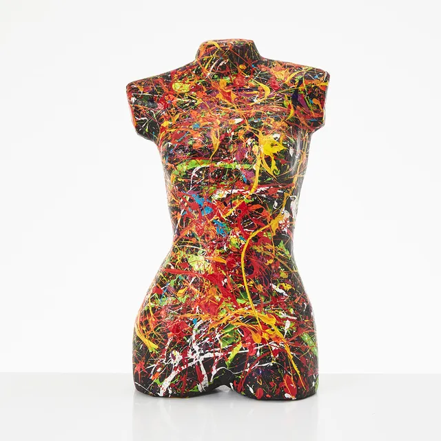 PER OLA ANDERSSON. Skulptur, "Torso", papier maché, signerad.