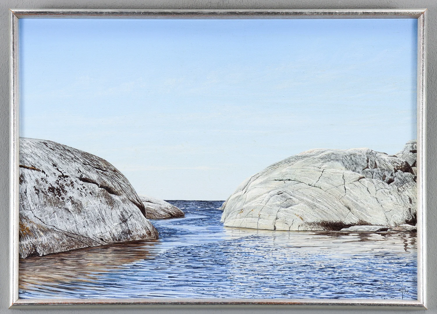 SVANTE PETRI. Västkustlandskap. — Paintings — Karlstad Hammarö Auktionsverk