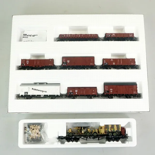 ROCO, godsvagns set, för modelljärnväg, 44003, 66900, HO.