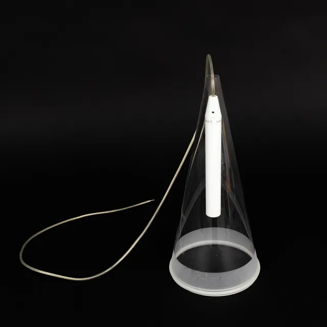 ACHILLE CASTIGLIONI. Taklampa, "Fucsia 1", Flos, Italien.