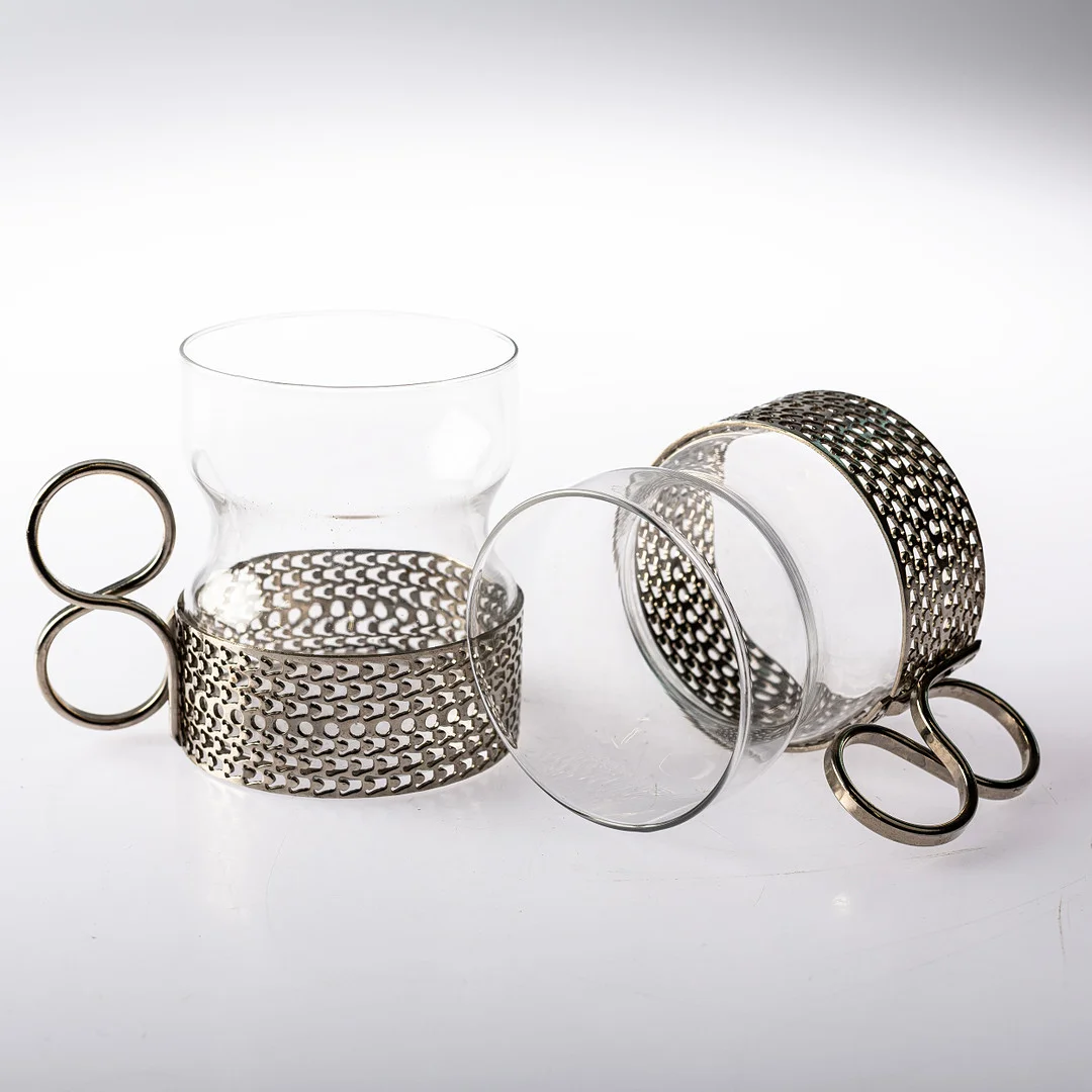 TIMO SARPANEVA. Teglas/ glögglas, 9 st, "Tsaikka", Iittala. — Utility glass — Handelslagret Auktionsservice