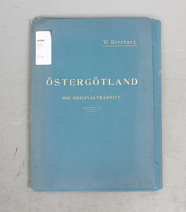 WALDERMAR BERNHARD. Originalträsnitt, 100 st, signerade.