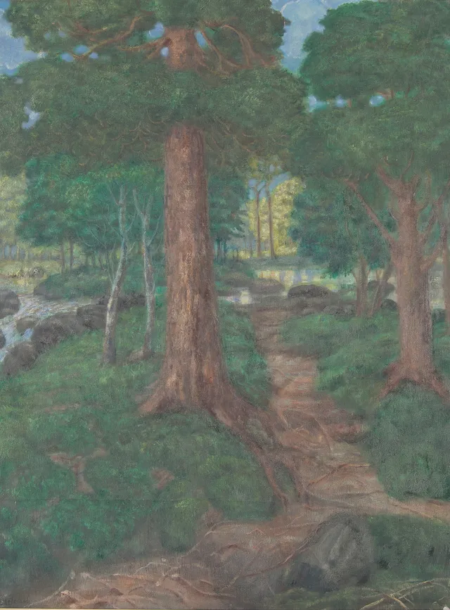 Ekeland, Arne — Skogsinteriør
