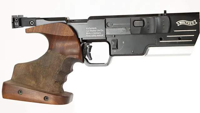 PISTOL, Halvautomatisk, fabrikat Walther, modell SSP, kaliber .22LR, tillv.nr WSP 05363, se-nr SE2357609.