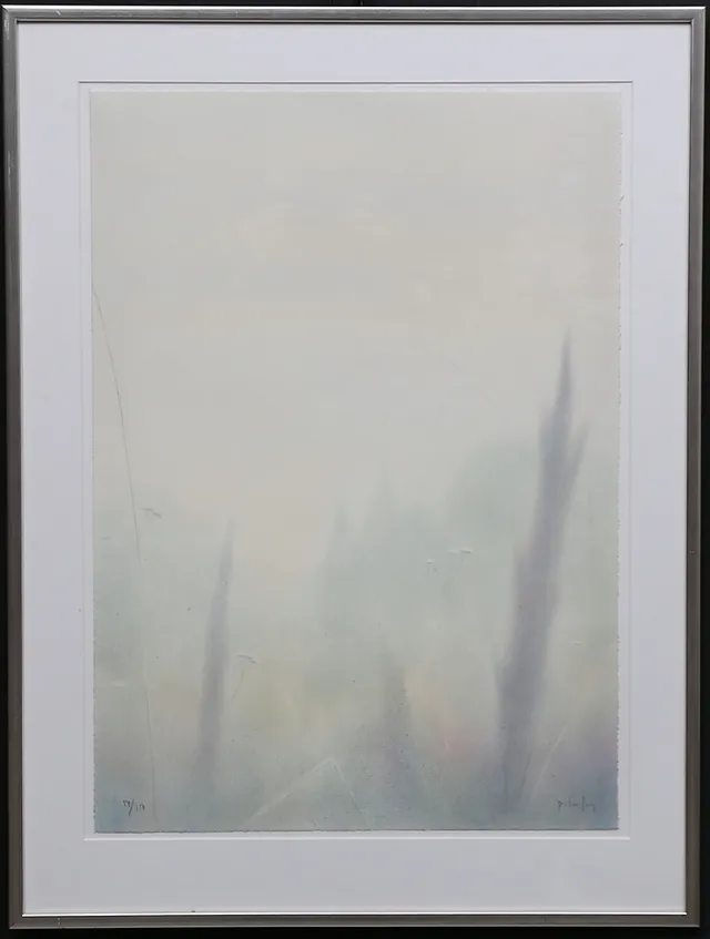 PETER FRIE. "Blomsterdis". Färglitografi, signerad och numrerad 54/150.