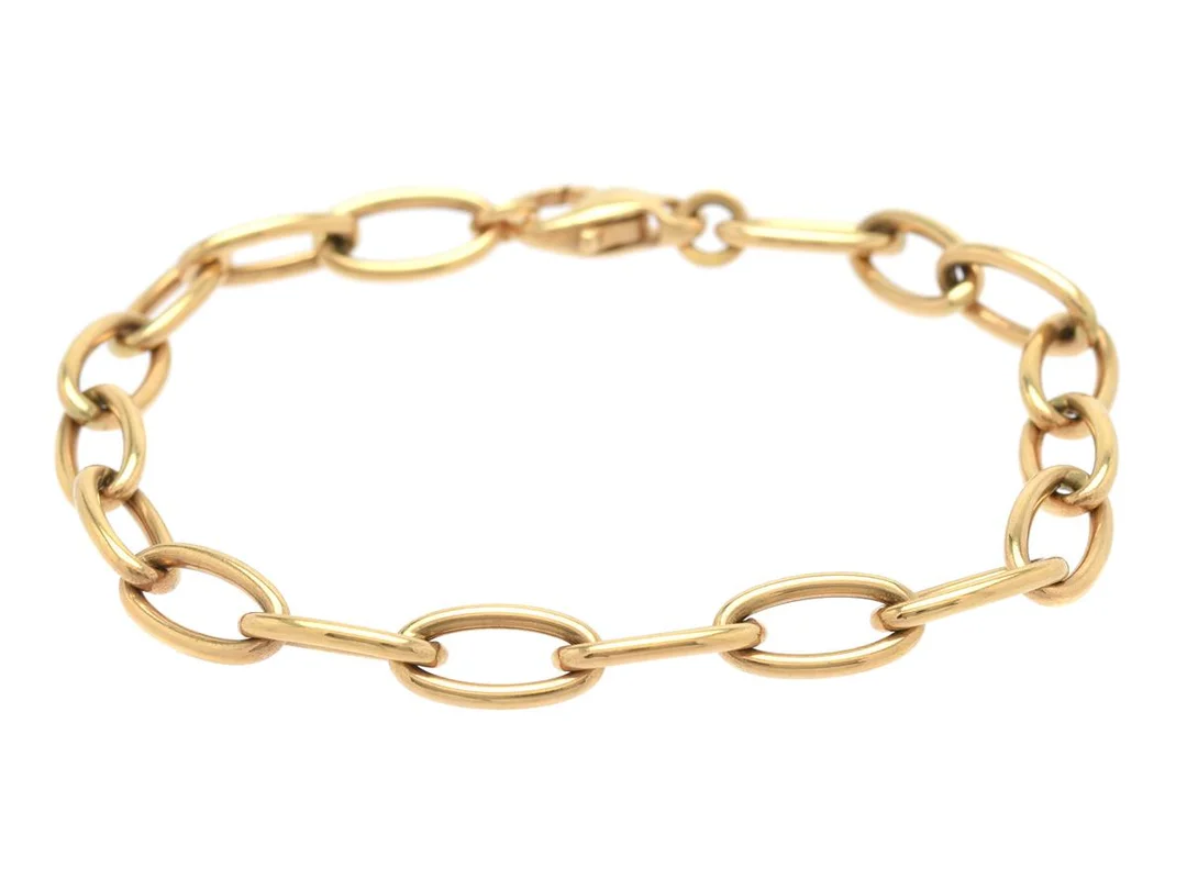 ARMBAND, 18K guld, längd 19 cm, vikt 6,9 g. — Smycken/Armband — Kaplans