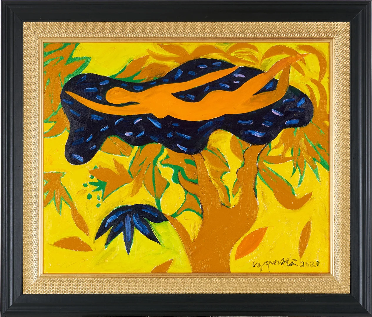 CONG QUOC HA.(född 1955); "Autumn", signerad och daterad 2020, olja på duk. — Paintings — Stockholms Auktionsverk Magasin 5