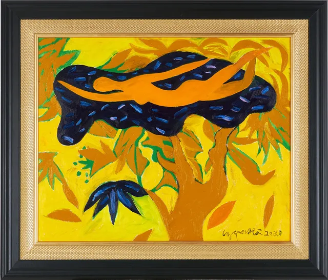 CONG QUOC HA.(född 1955); "Autumn", signerad och daterad 2020, olja på duk.