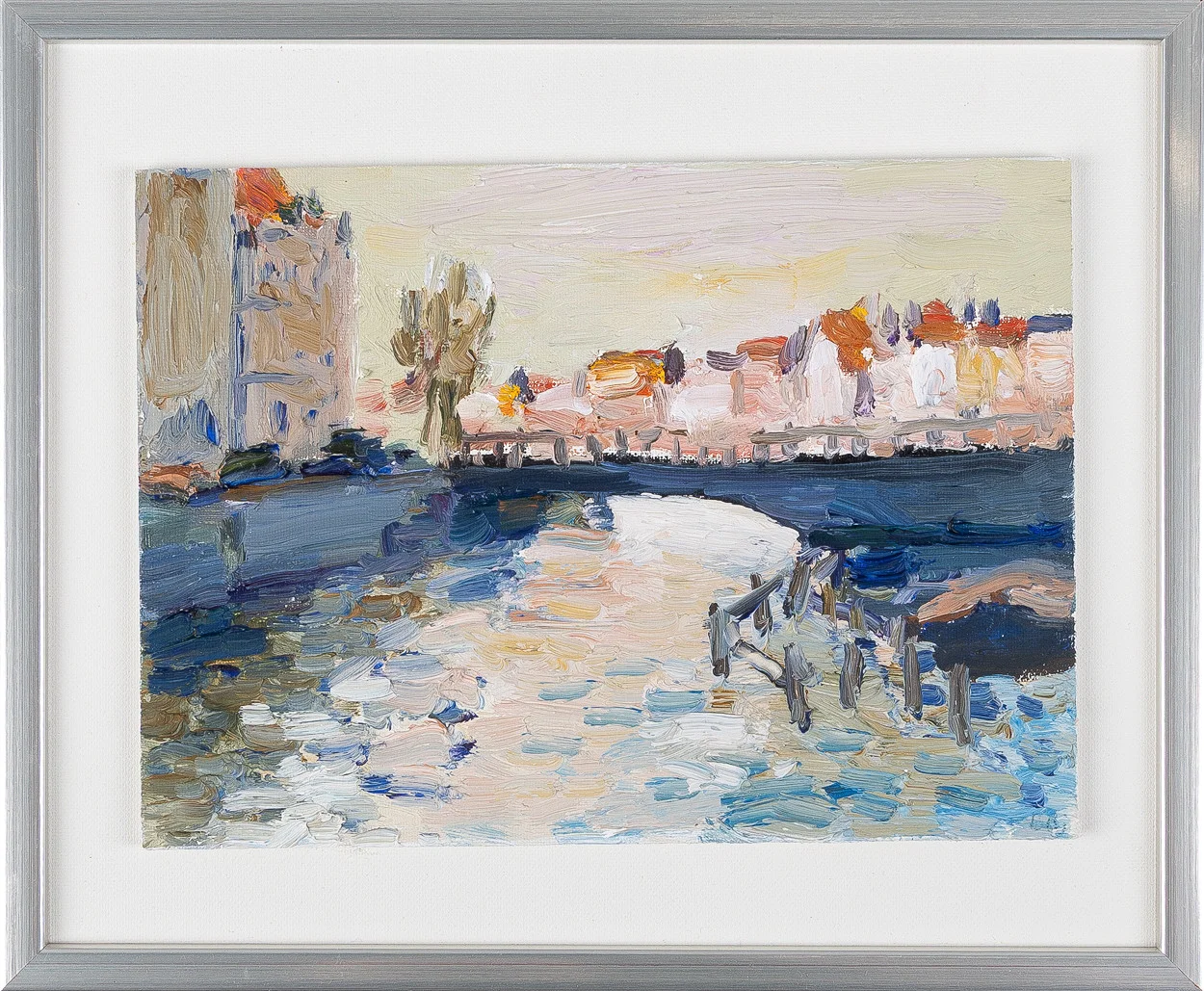 BENTE BJERREGAARD. Olja på pannå, signerad. — Paintings — Stockholms Auktionsverk Helsingborg