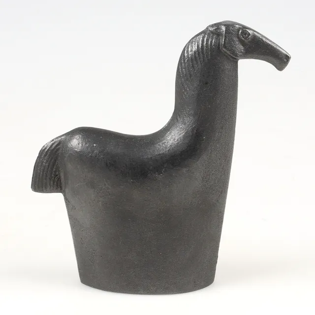 BJÖRN NYBERG. Skulptur, Häst, järn, signerad i godset.