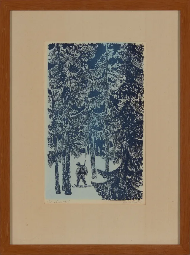 Johnson, Kaare Espolin — "Vinterskog" 1965