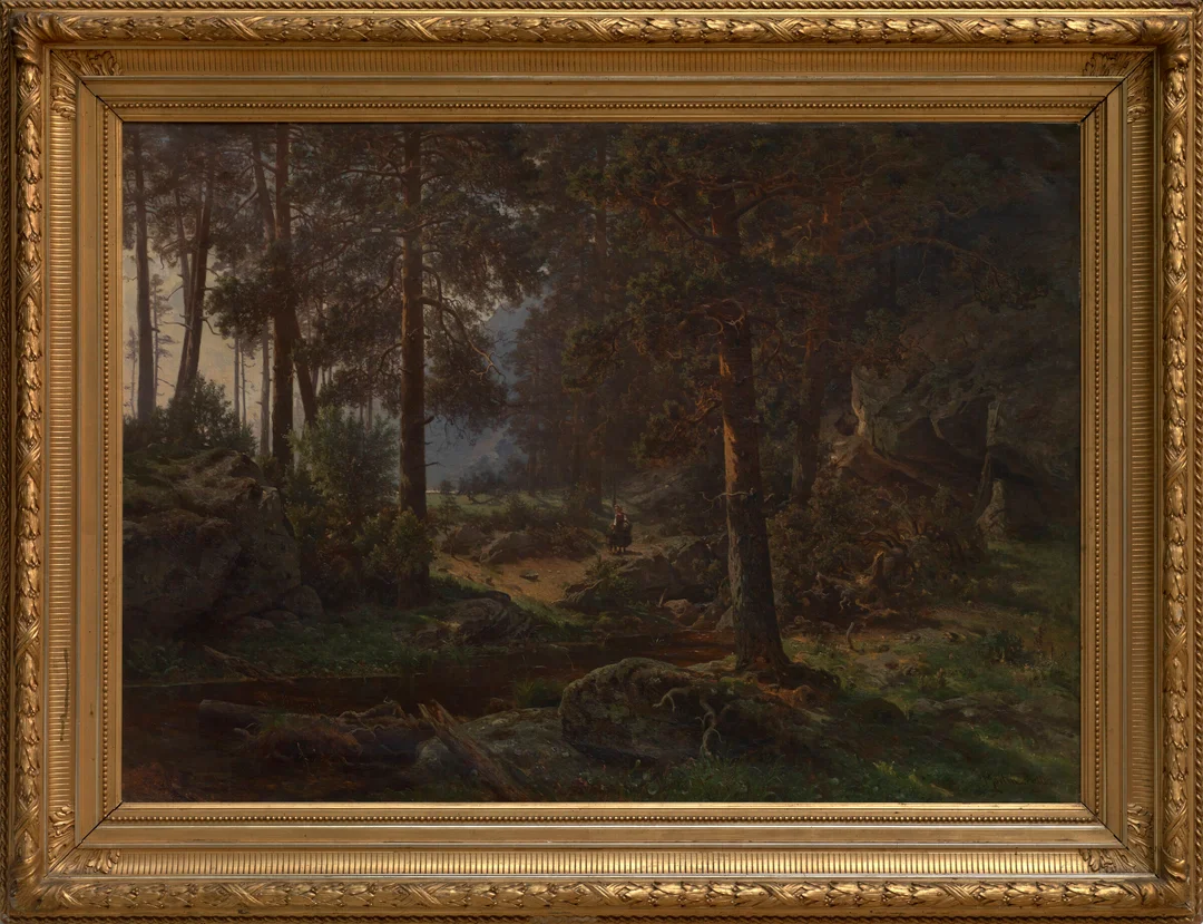 Müller, Morten — Lysning i skogen — Kunst/Maleri — Blomqvist