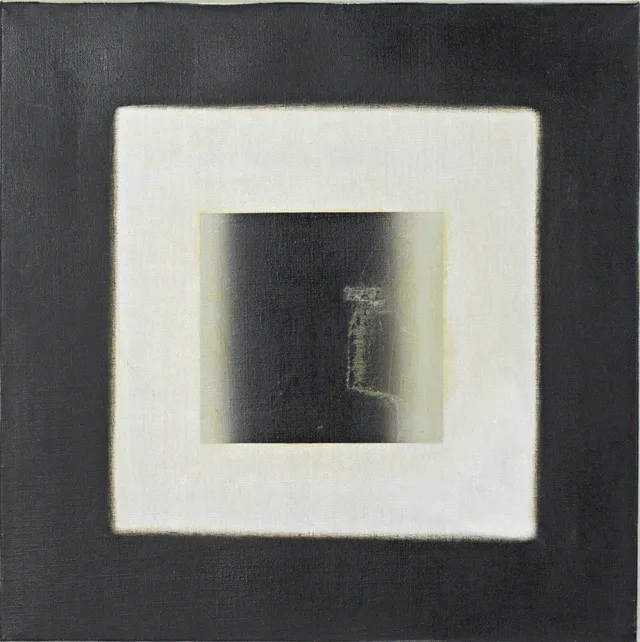 WERNER JANSON (1922-2014). Olja på duk utan ram, " Area 1", signerad á tergo, 1986.