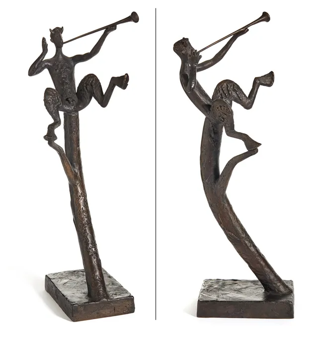 Røed, Fritz — Spillende faun