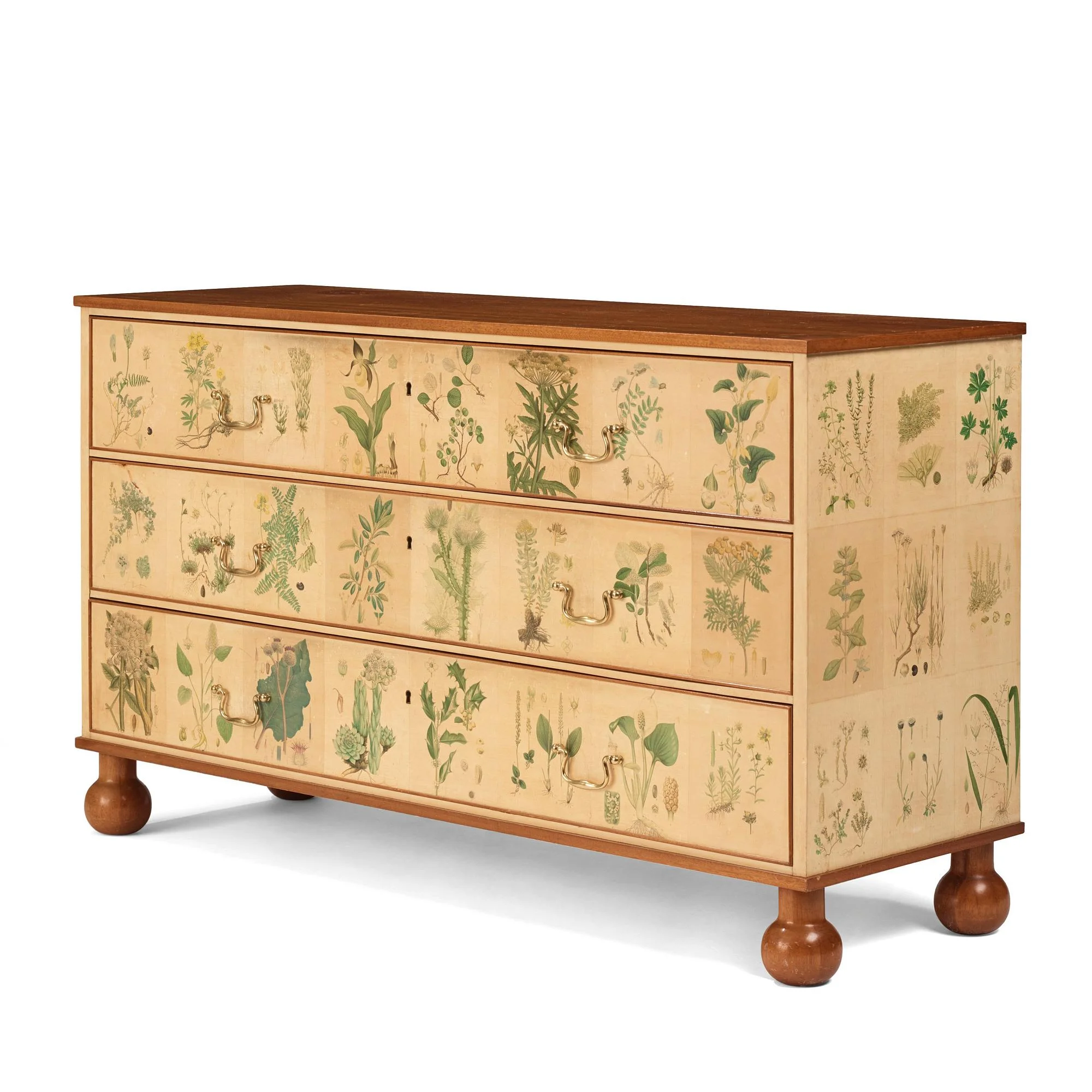Josef Frank, byrå, "Flora", Firma Svenskt Tenn, ca 1940. — Bukowskis