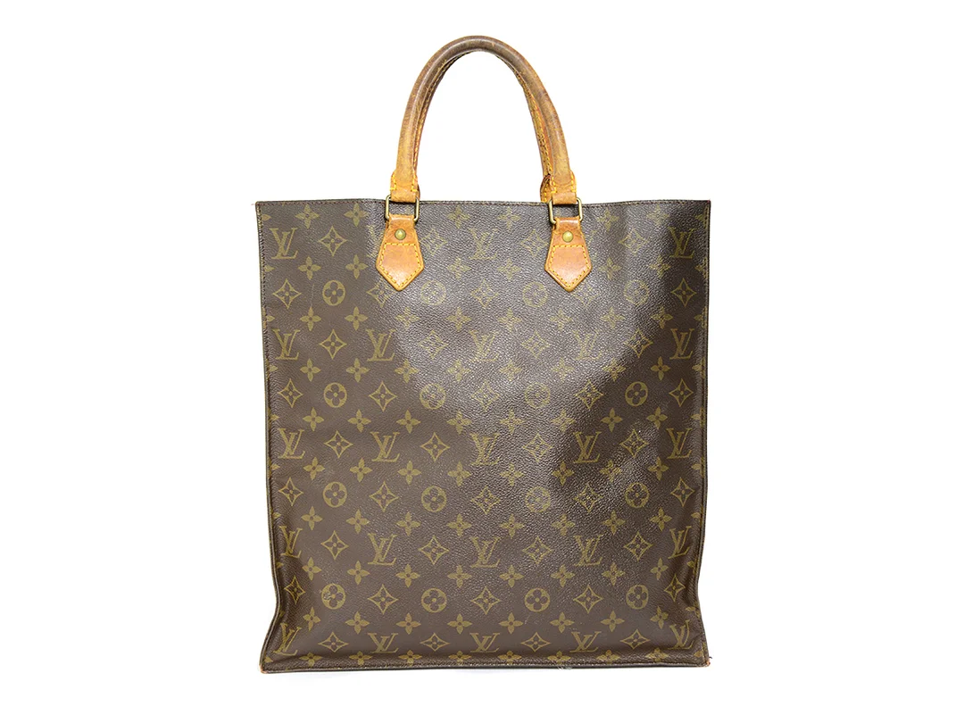 VÄSKA, LOUIS VUITTON, Sac Plat, monogram canvas, vintage, 36x38x9 cm. — Accessoarer/Väskor — Kaplans