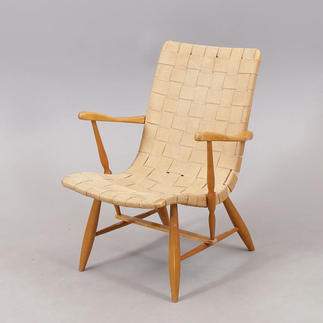 YNGVE EKSTRÖM. Karmstol, "Anders", ESE-möbler, Vaggeryd. — Armchairs & Chairs — Växjö Auktionskammare