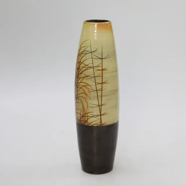 INGRID ATTERBERG. Lampfot, glaserat stengods, signerad Abg, Upsala-Ekeby,1960-tal.