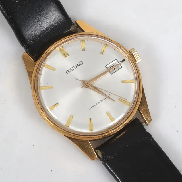 AMRBANDSUR, manuellt uppdrag, Diashock, Seiko, Japan.