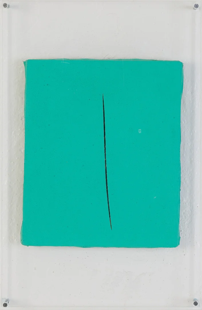 JAN NALIWAJKO. abstrakt komposition, olja på duk inramad i plexiglas, osignerad. — Paintings — Stockholms Auktionsverk Magasin 5