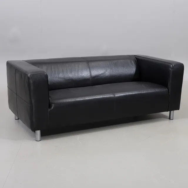SOFFA, skinn, "Kippan", Ikea, 2000-tal.