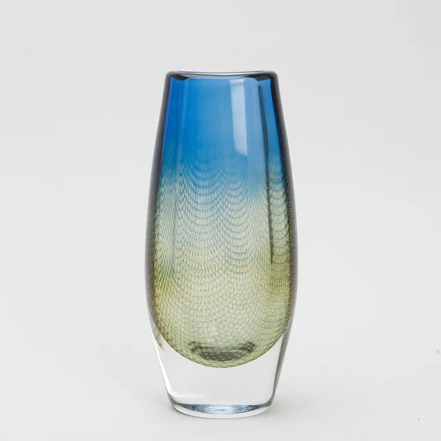 SVEN PALMQVIST. Vas, glas, "Kraka" signerad, Orrefors.