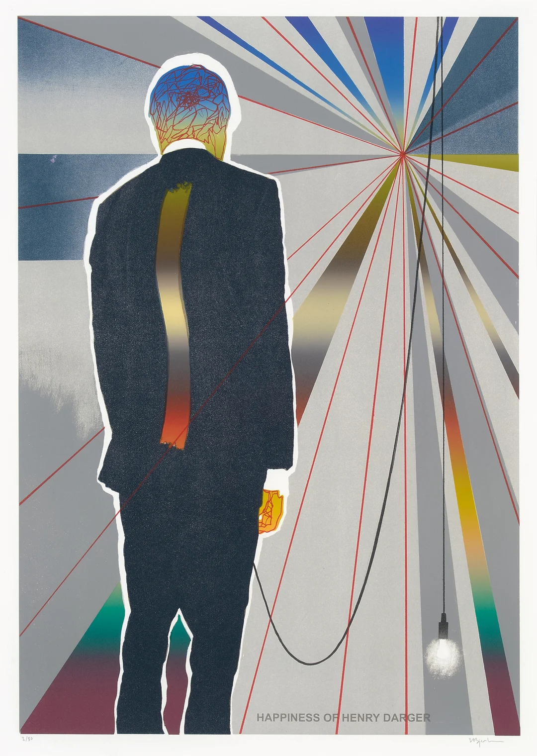 Bjertnæs, Sverre — "Happiness of Henry Darger" ca. 2010 — Kunst/Grafikk — Blomqvist
