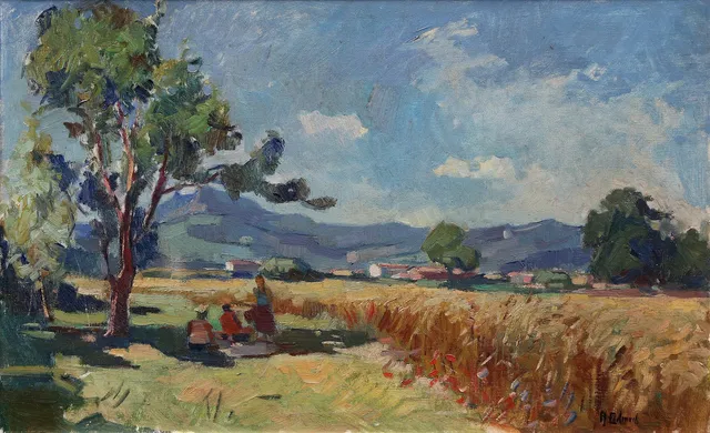 ÀNGEL CODINACH I CAMPLLONC. Lively rural landscape.