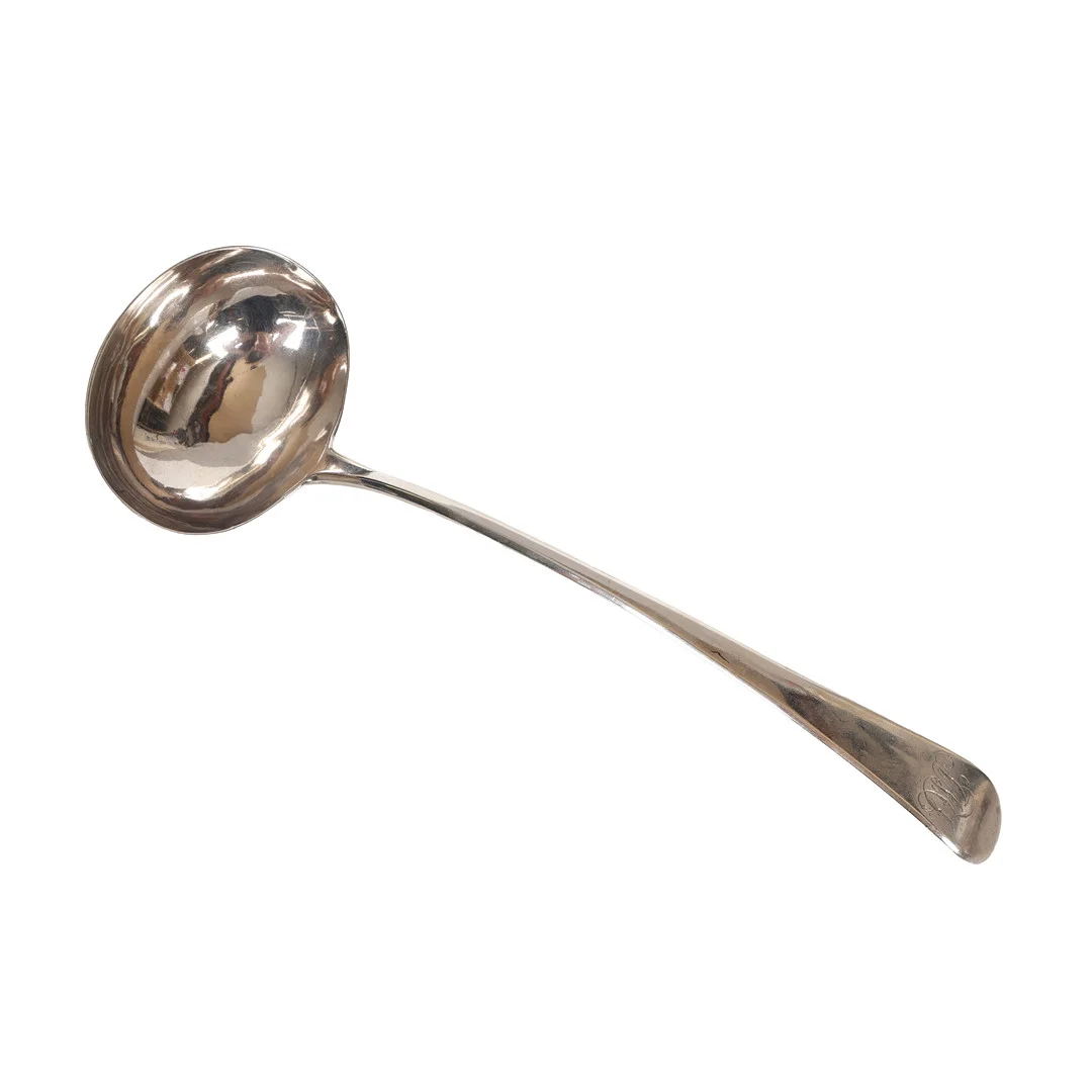 A GEORGE III SILVER LADLE. — Silver — Bishop & Miller