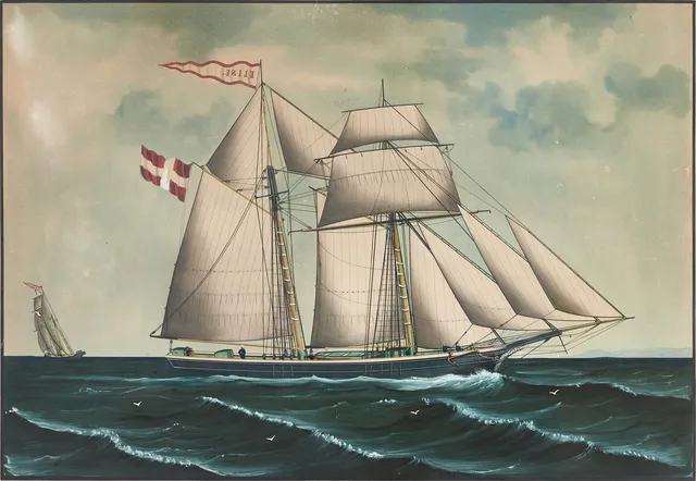 LARS PETTER SJÖSTRÖM (1820-1896). Elise, signerad och daterad 1870, gouache.