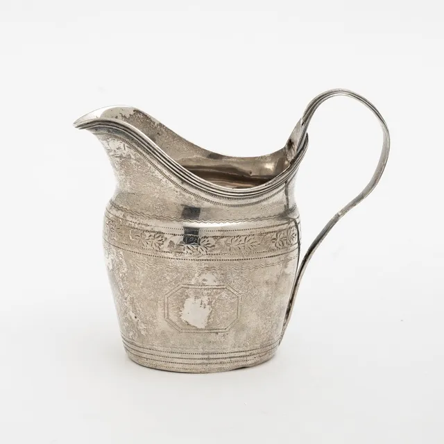 GRÄDDKANNA, Sterling, Georg III, London 1796.