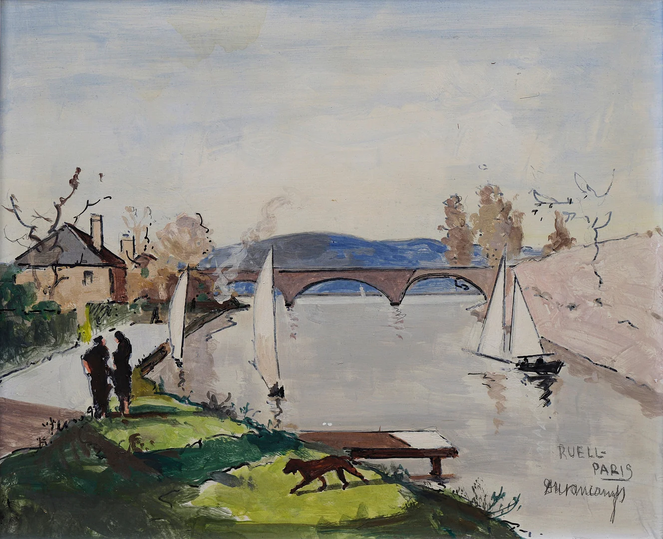 RAFAEL DURANCAMPS. "Ruel, Paris". — Paintings — Balclis