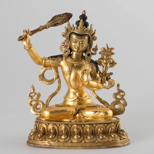 Bodhisattva Manjushri, Nepal/Tibet, 20. Jh.