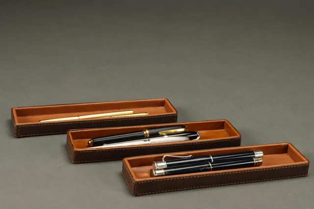 Georg Jensen, Cartier, Dupont og Dunhill. Syv penne (7)