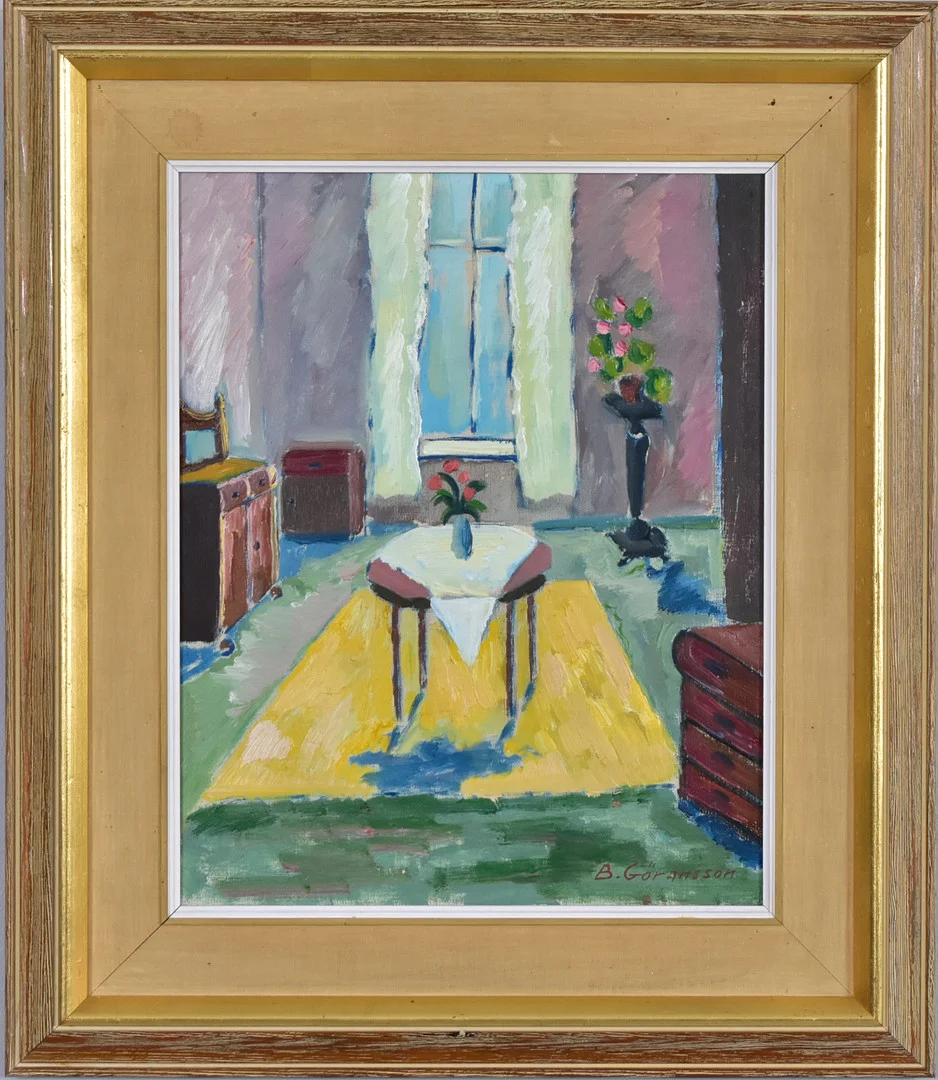 BROR GÖRANSSON. Olja på duk. — Paintings — Halmstads Auktionskammare