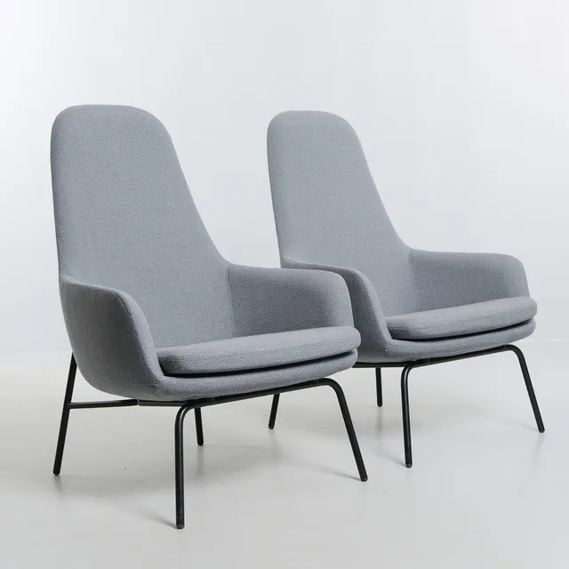 SIMON LEGALD. Fåtöljer, ett par, 'Era Lounge Chair High', Normann Copenhagen.
