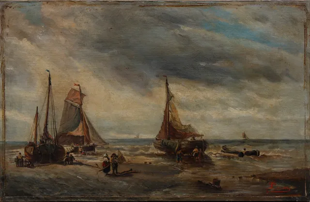 J. CASAS. Beach.