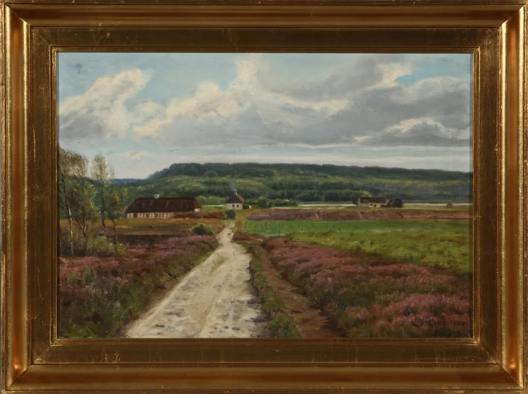 Axel Birkhammer. Landskabsmotiv — Paintings and sculptures/Other pictorial art and sculptures — Lauritz
