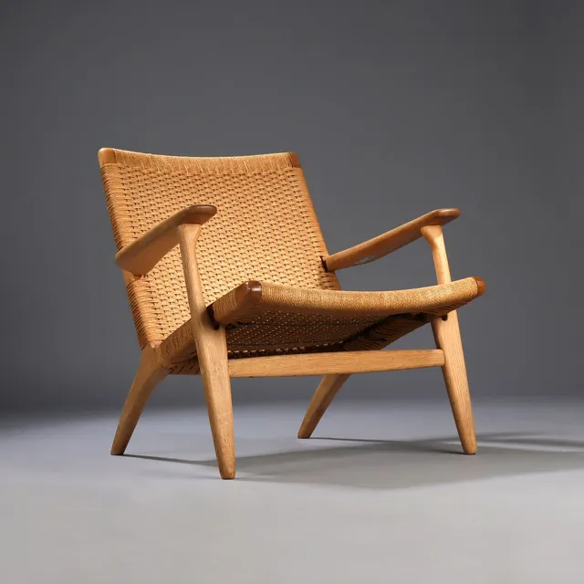 Hans J. Wegner. Armchair model CH25, oak