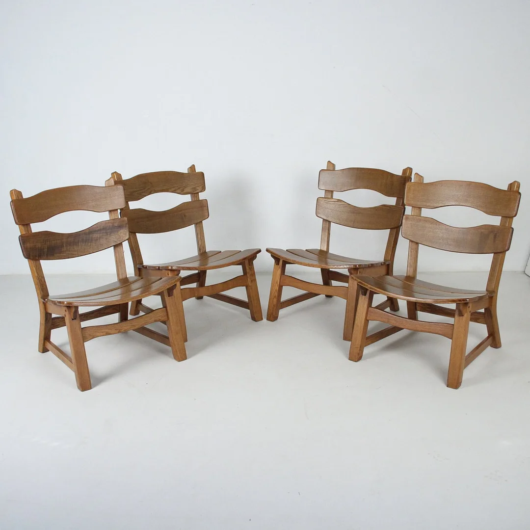 4 brutalistische Sessel. — Armchairs & Chairs — Stockholms Auktionsverk Düsseldorf/Neuss